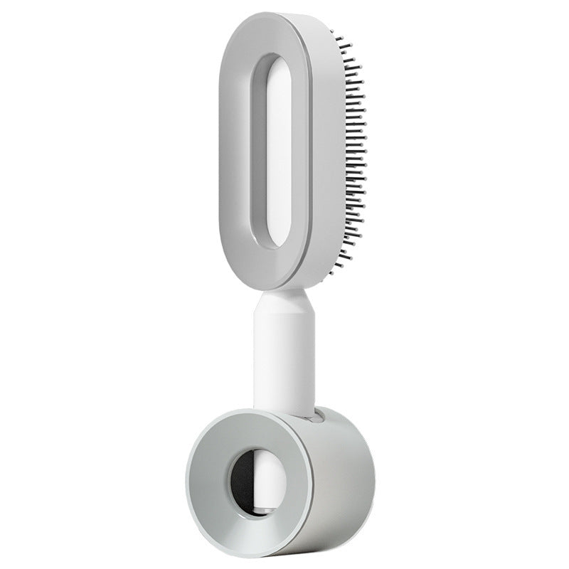 One-Click Self-Cleaning Scalp Massage Brush, Pain-Free Detangler & Anti-Static Hair Loss Rescue