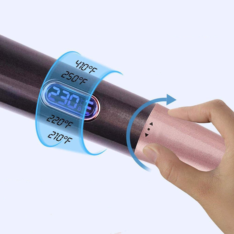 2 In 1 Palro - Hair Straightener And Curler Curling Iron For All Hair Types Tourmaline Ceramic Twisted Flat Iron For Hair Styling