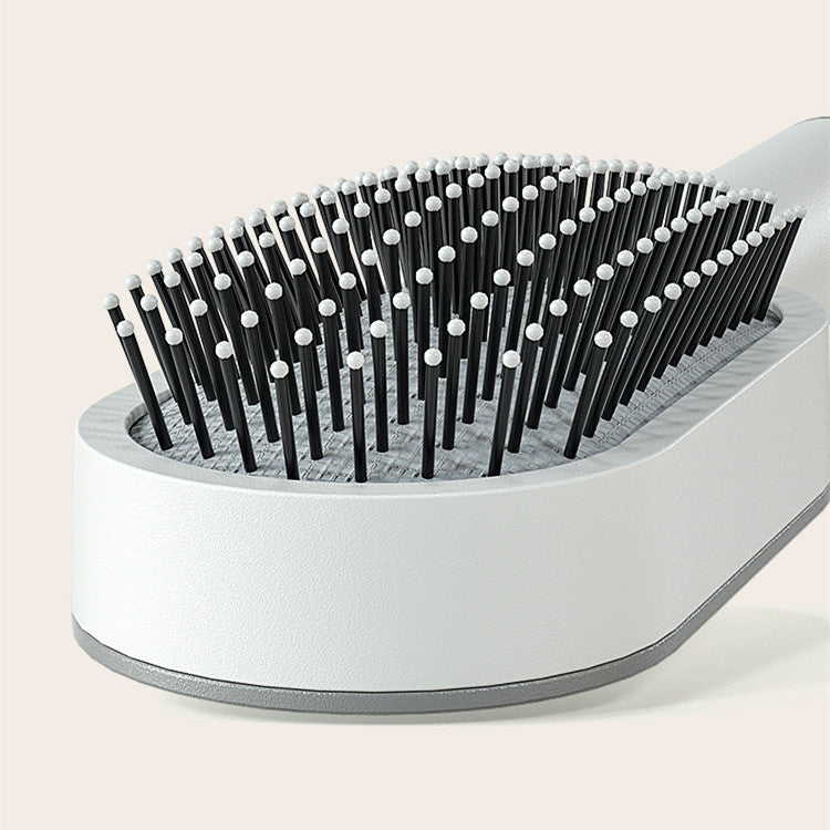 One-Click Self-Cleaning Scalp Massage Brush, Pain-Free Detangler & Anti-Static Hair Loss Rescue